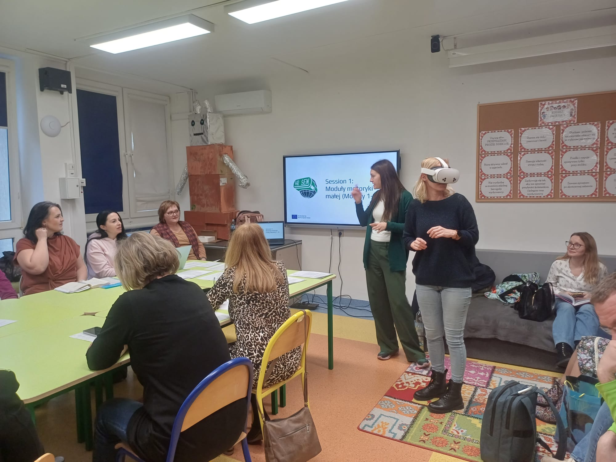 szkolenie dla nauczycieli w ramach projektu Erasmus