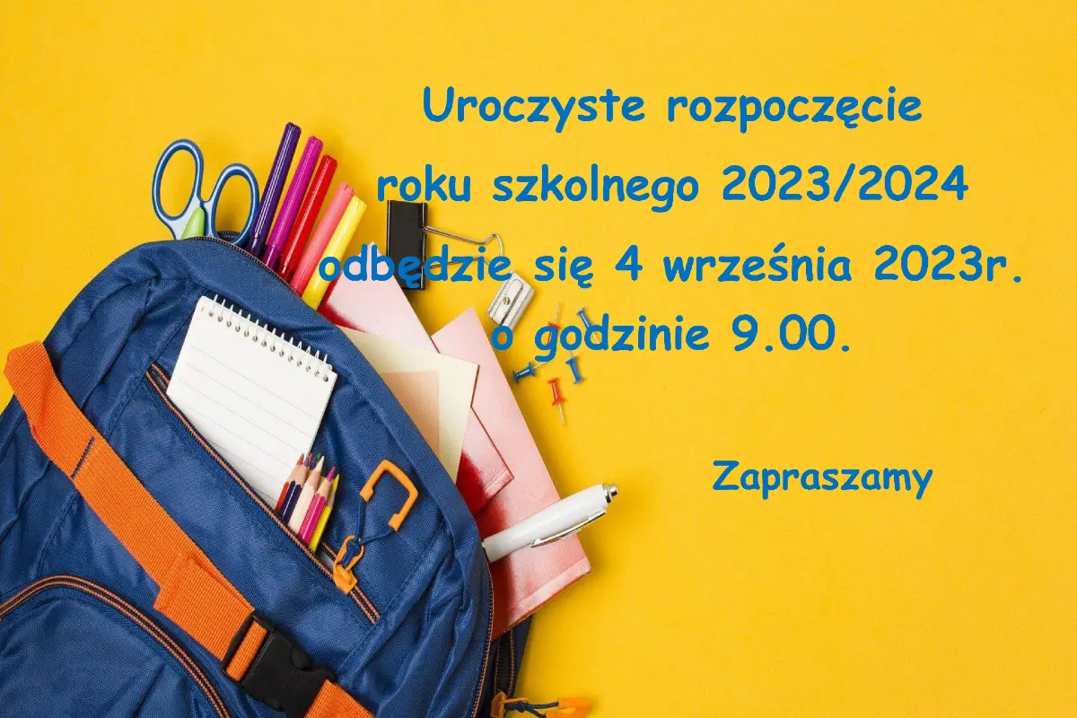 Rozpoczęcie roku szkolnego 2023-24