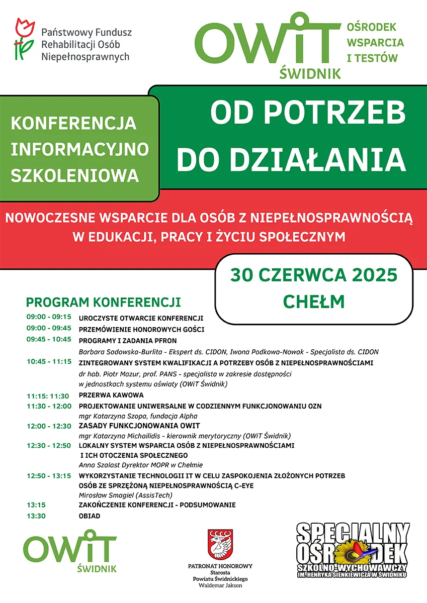 konferencja OWiT plakat
